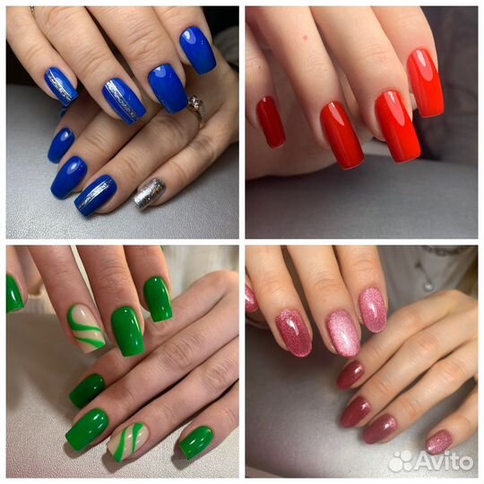 Маникюр гель лак