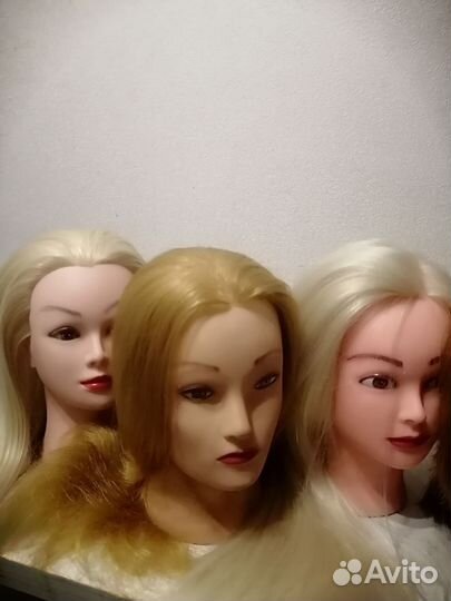 Головы учебные, манекен голова для причёсок и кос