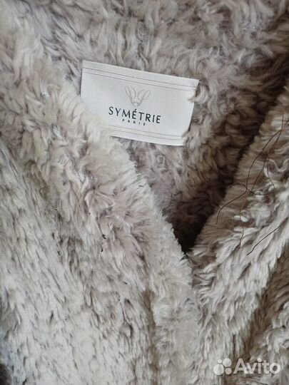 Пальто из вязанной норки Франции