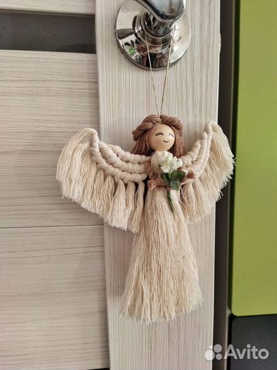 Макраме панно Ангел