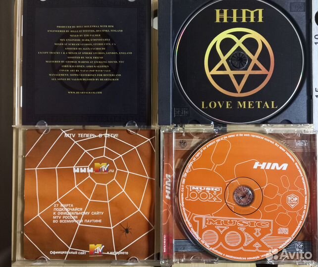 CD Led Zeppelin Quatro Alice Cooper Helloween Him