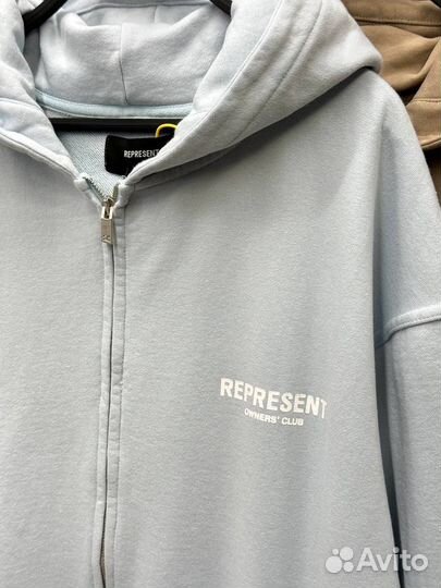 Зип худи represent