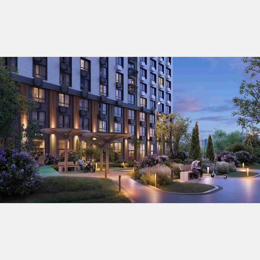 1-к. квартира, 39,4 м², 13/25 эт.