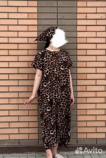 Домашние платья с косынкой