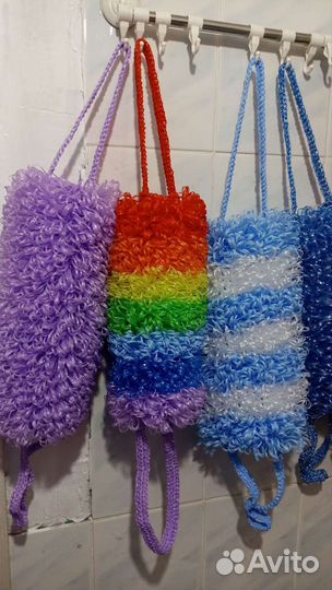 Мочалка ручной работы