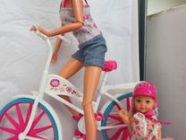Куклы с велосипедами