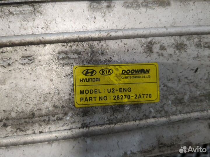 Радиатор интеркулера Hyundai i30, 2012