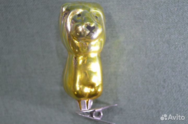 Игрушка елочная стеклянная новогодняя 