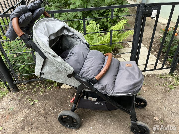 Зимний конверт и рукавицы leokid