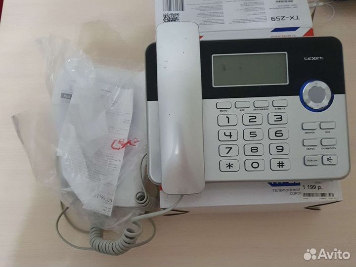 Телефон домашний городской Texet