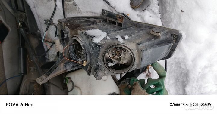 Фара лада калина правая