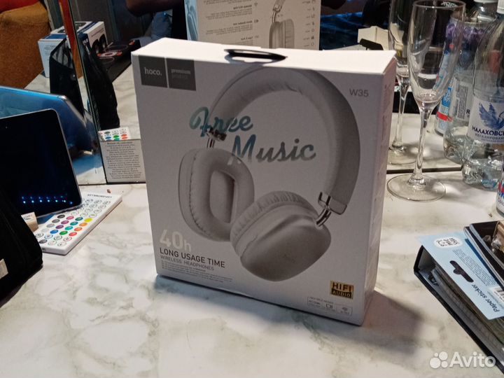 Наушники hoco w 35 (светлые)