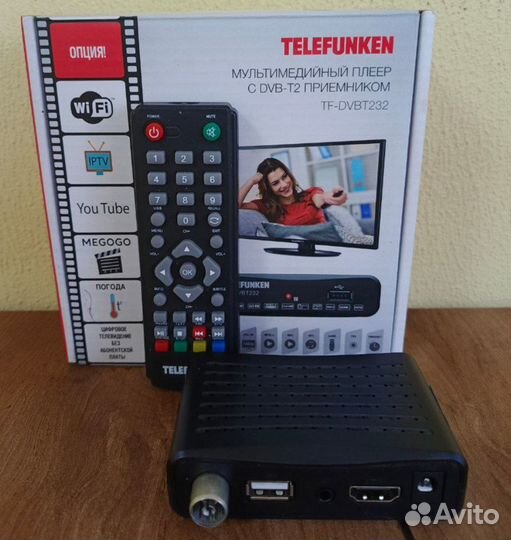 Ресивер DVB-T2 Telefunken TF-dvbt232