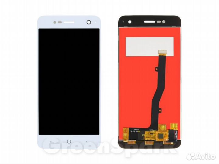 Дисплей для ZTE Blade V8 mini +тач белый