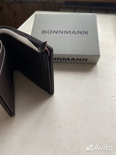 Мужское кожаное портмоне кошелек