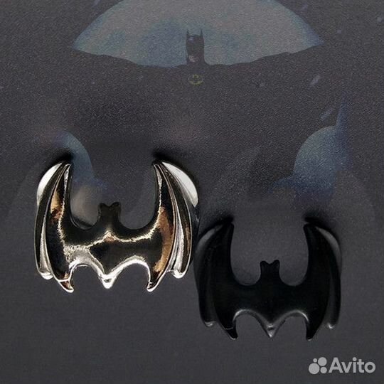 Кольцо Летучая мышь (микс) (чёрный)