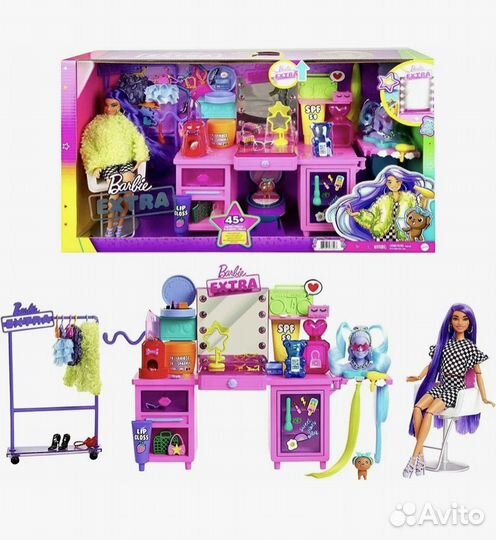 Набор игровой Barbie Экстра туалетный столик