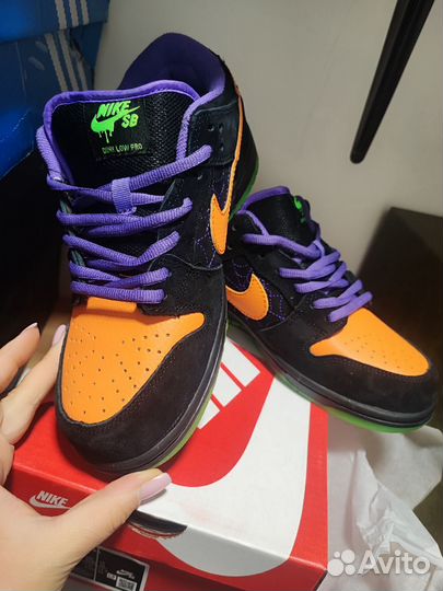 Nike SB Dunk Low Halloween натуральные