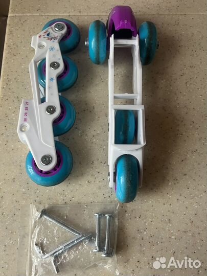 Коньки и ролики 3 в 1 с 27 по 30