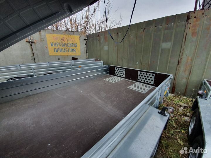 Прицеп лав 81013А Борт 380 с крышкой