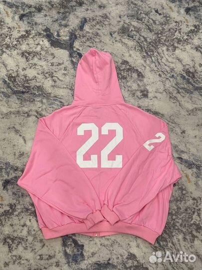 Зип худи Balenciaga Polo Pink розовый oversize