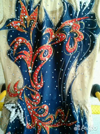 Гимнастический купальник для выступлений 146-158