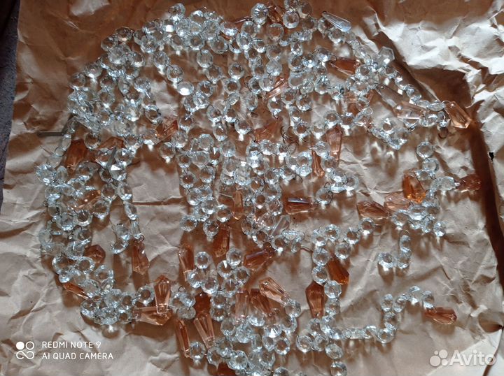 Хрустальные подвески для люстры СССР
