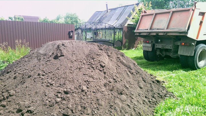 Чернозем. Торф. Перегной. Земля. Доставка