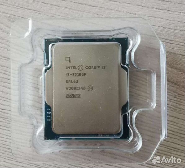 Процессор i3 12100f,4 ядра 8 потоков,сокет 1700