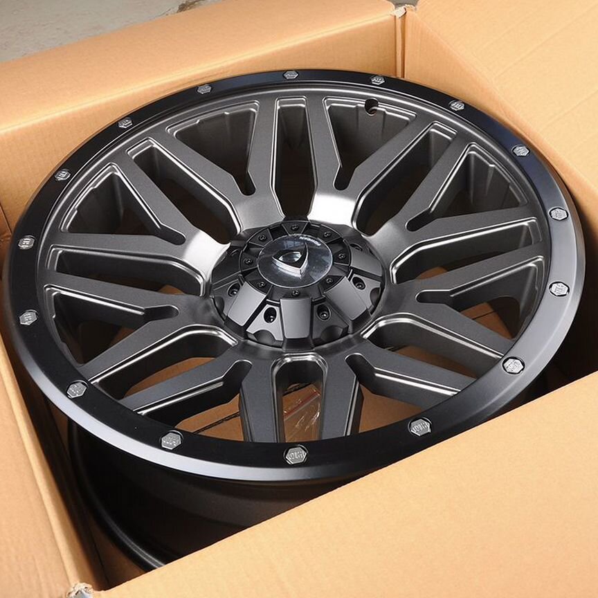 Диски на Jeep Grand Cherokee, Jeep Wrangler Powcan Y5369 9x20/5x139.7 D77.8 ET15 Matt Grey with matt