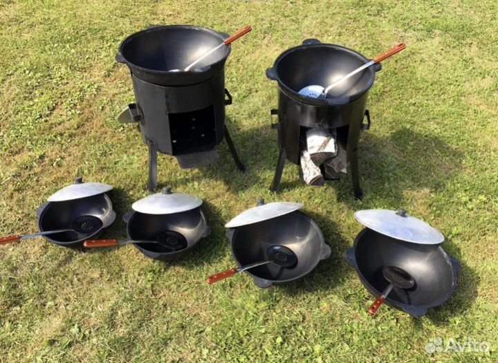 Казаны чугунные И печи из стали