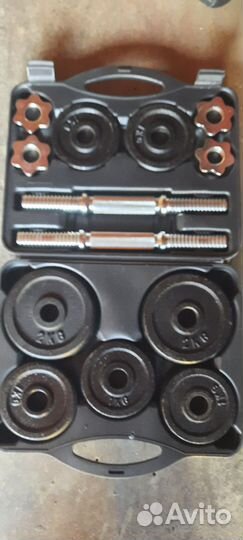 Гантели в наборе