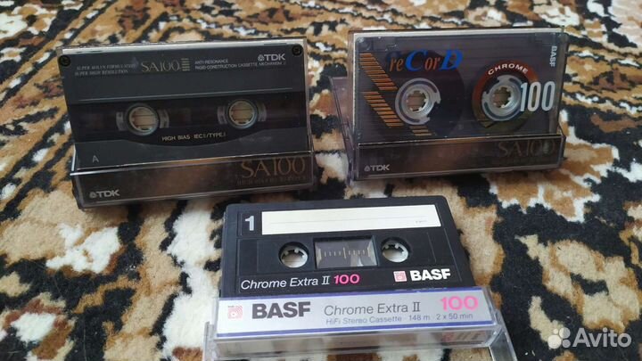 Аудиокассеты Basf chrome extra 2