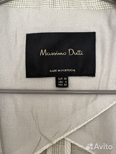 Massimo dutti пиджак женский льняной