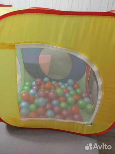 Детская складная палатка с шариками