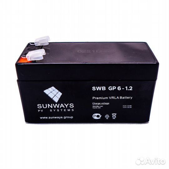 Аккумуляторная батарея sunways GP 6-1,2