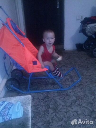 Коляска санки