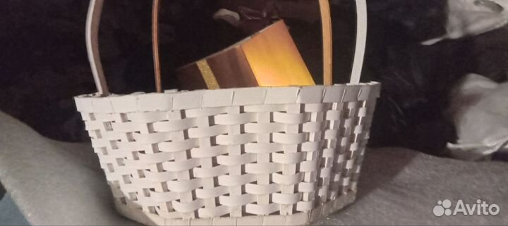 Корзина плетеная большая
