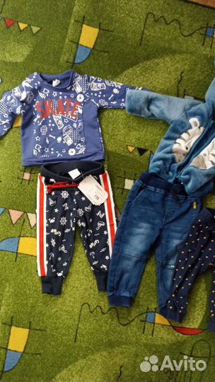 Вещи пакетом на мальчика 80-98