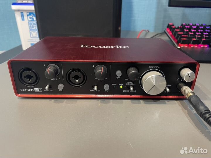 Звуковая карта focusrite scarlett 2i4 2nd gen