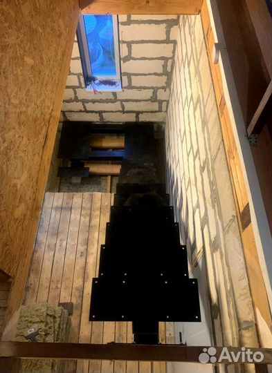 Металлокаркас для лестницы 