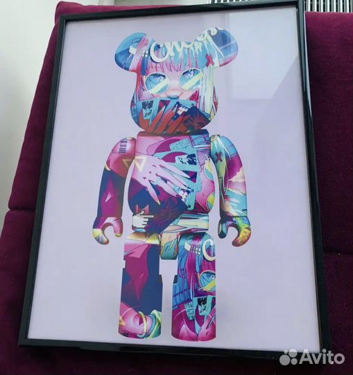 Силиконовый молд мишка