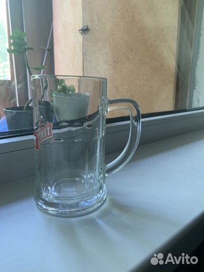 Пивные бокалы фирменные толстяк 4 шт