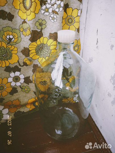 Стеклянная бутыль 20 литров