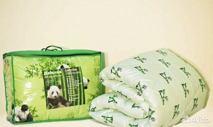 Одеяло, бамбук, ткань тик