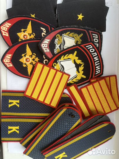 Погоны, шевроны мвд