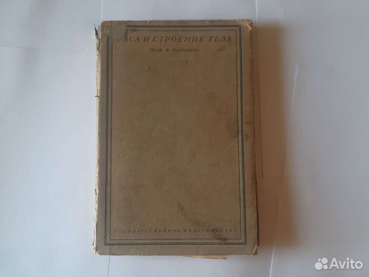 Раса и строение тела, Вейденрейх, 1929 год