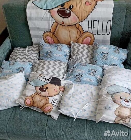 Бортики в кроватку бу