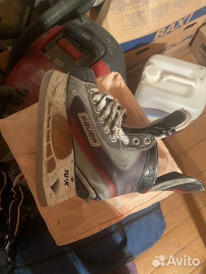 Хоккейные коньки bauer детские 38-39 размер