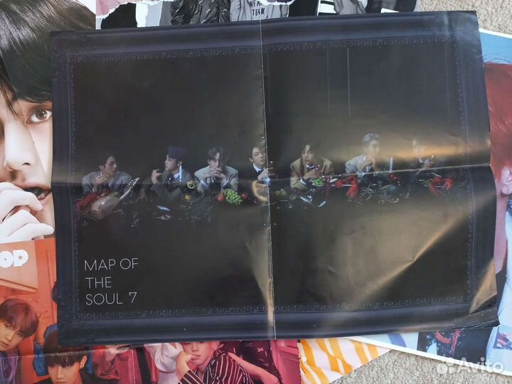 BTS плакаты, значки, книги, наклейки